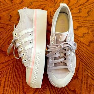 Adidas Nizza Platform Sneakers -Lilac and Pink